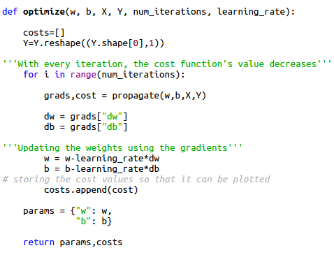 Gradient Descent Code
